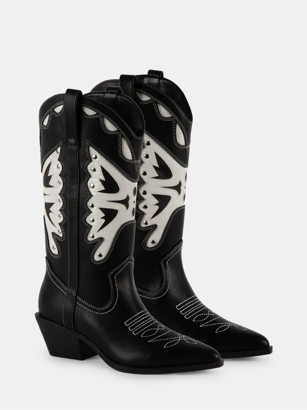 🖤🖤 Madden Girl Women's Saloonn Novelty Cowboy Boots - Mid Calf Boots